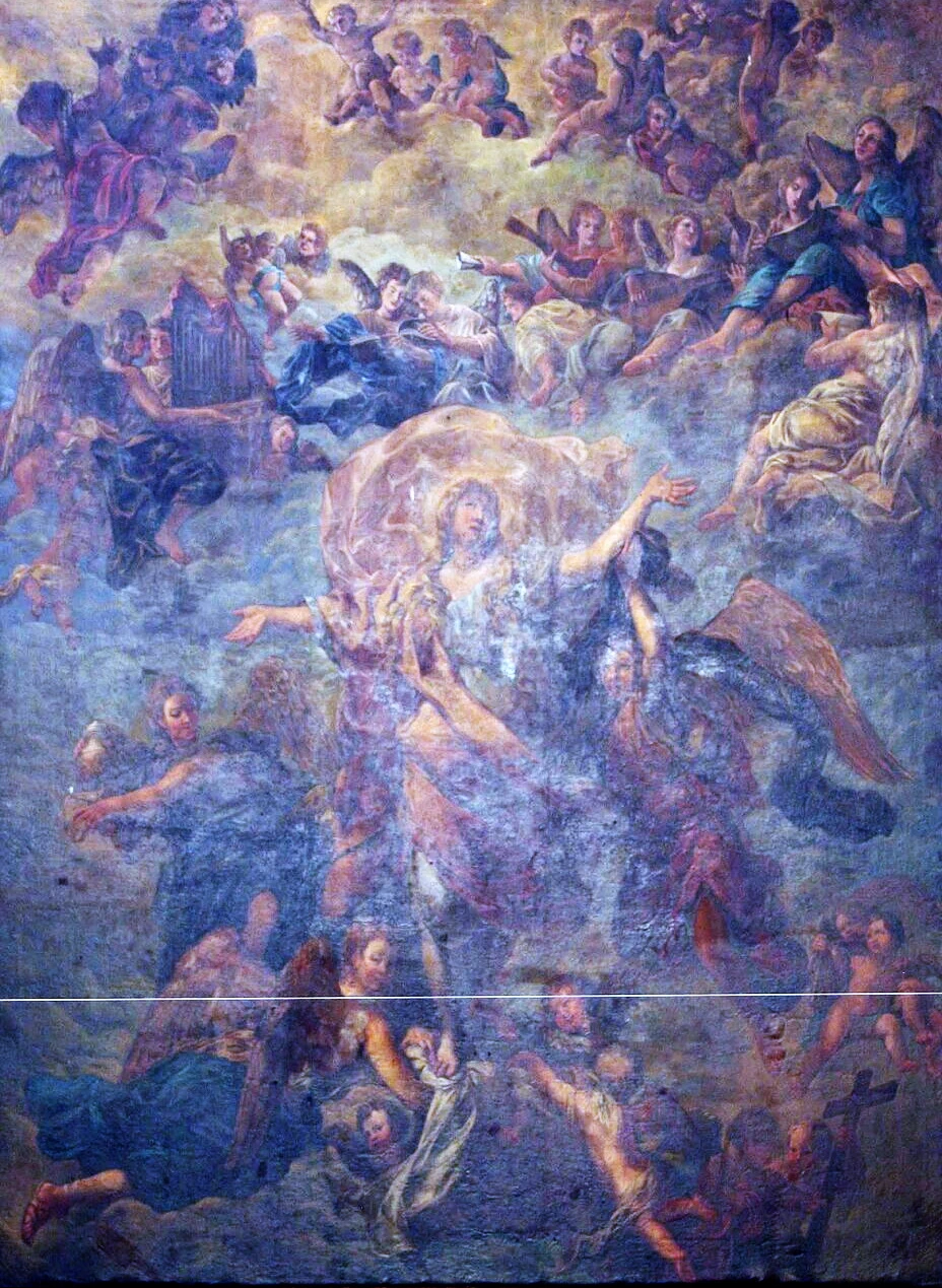 Santa Maria Maddalena portata via dagli angeli - Coro della chiesa certosina di Marsiglia